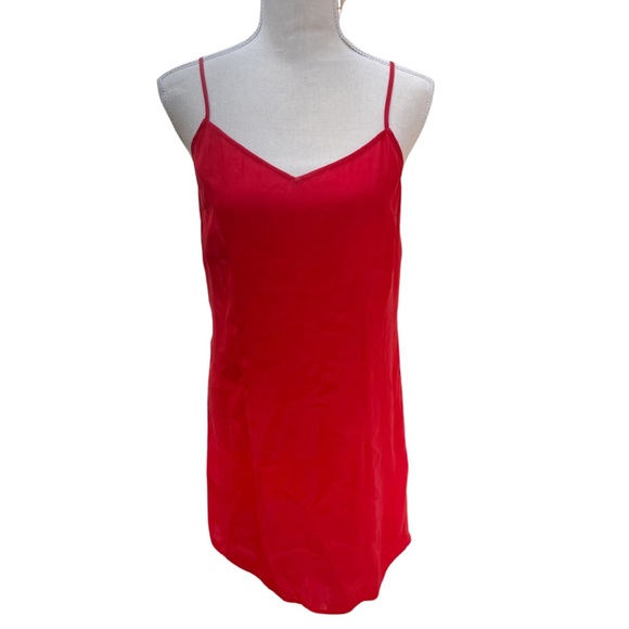 Intimates & Sleepwear Vintage Bright Red Sleep Dress Camisole Night